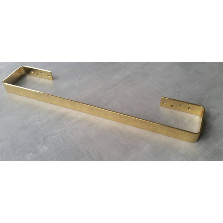 Barre sèche serviette - Acier inox doré - Vue 3
