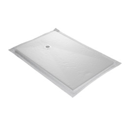 Receveur ultra léger en résine ardoise grille carrée
