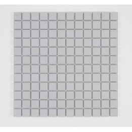 Mosaique solid surface mat et lisse 2,5 x 2,5 cm