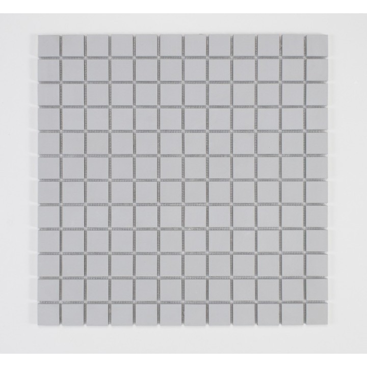 Mosaique solid surface mat et lisse 2,5 x 2,5 cm