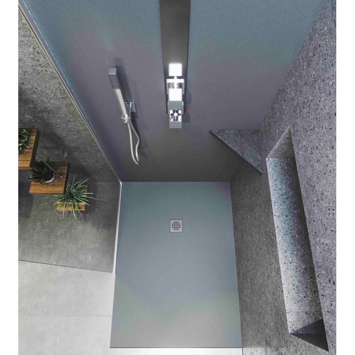 Etagère d'angle à carreler pour douche