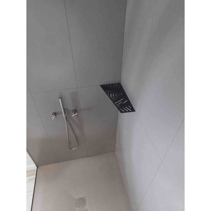 Tablette d'angle pour douche modèle Jungle