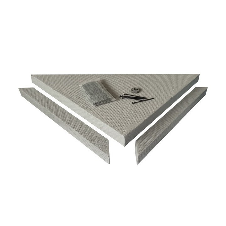 Siège d'angle pour douche à carreler