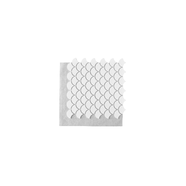 Mosaique solid surface ecaille de poisson