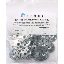 Rondelles métalliques de fixation pour panneau à carreler