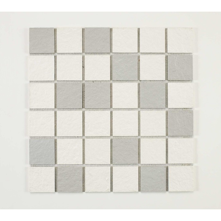 Mosaique en resine imitation pierre 30 x 30 cm - 5 x 5 cm