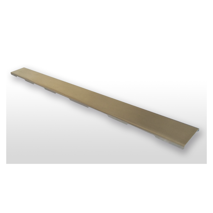 Grille de caniveau douche noir mat pour caniveau Marmox