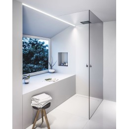 Receveur de douche en solid surface avec grille caniveau