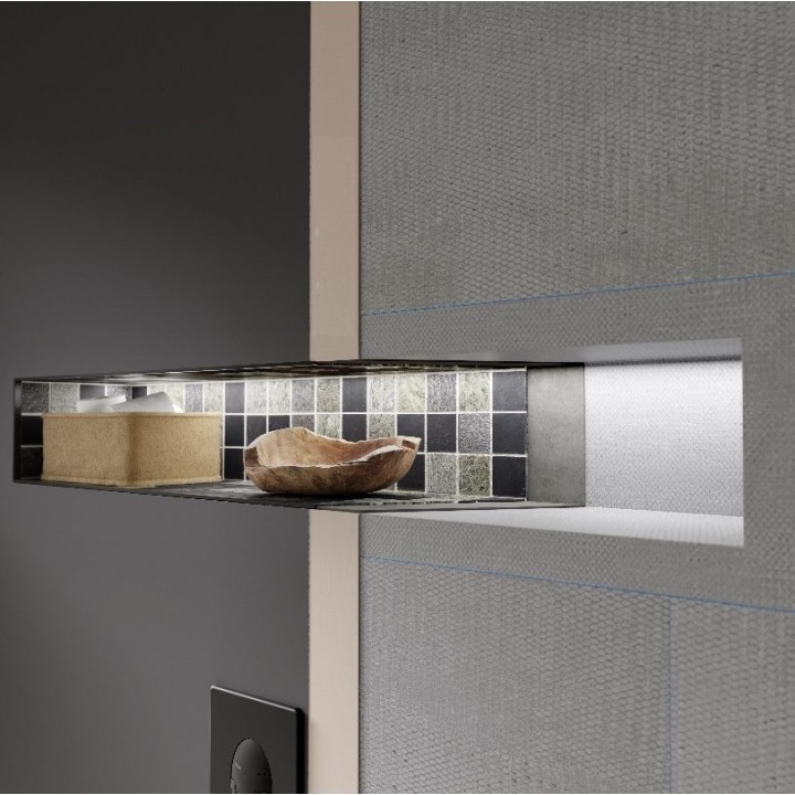 Niche de douche à carreler faible profondeur