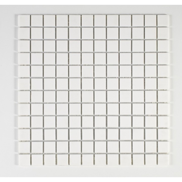 Mosaique solid surface mat et lisse 2,5 x 2,5 cm