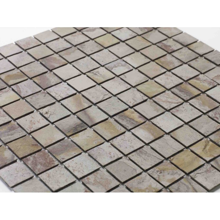Mosaique en pierre naturelle 2,5 x 2,5 cm