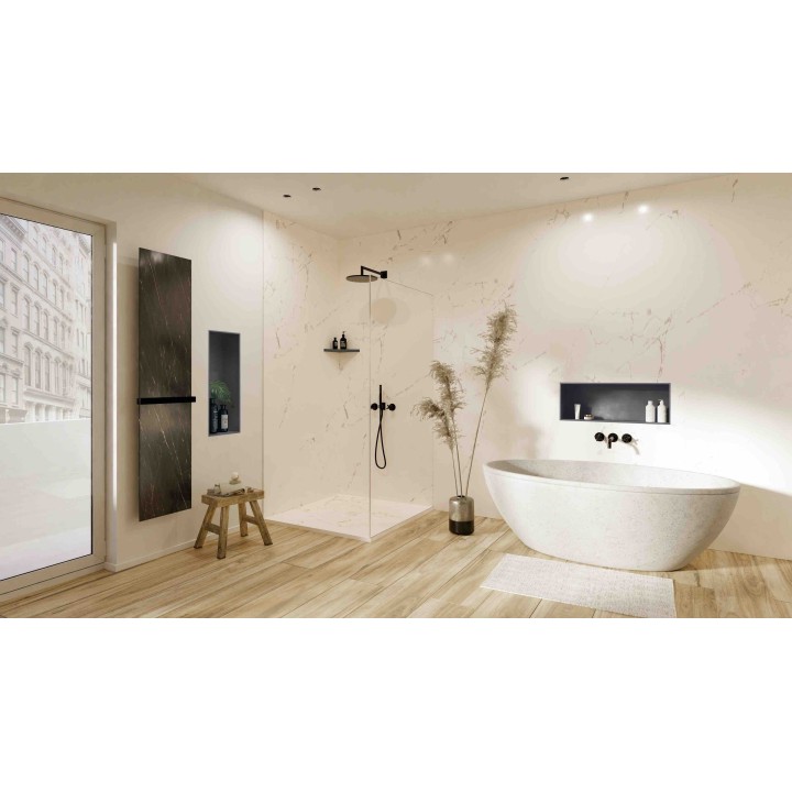 Niche design encastrable en acier inox