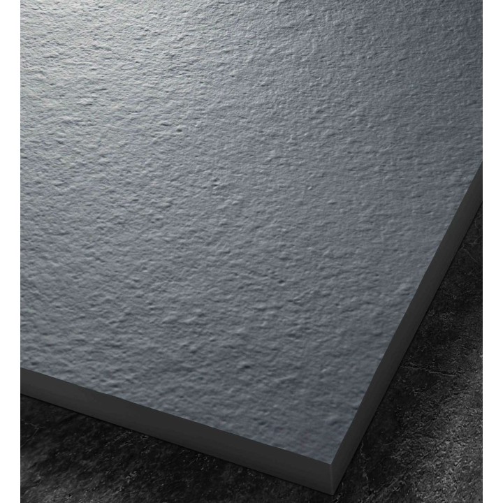Receveur résine imitation granit - grille carrée
