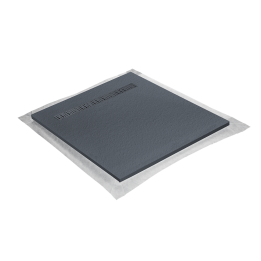 Receveur résine aspect granit grille caniveau