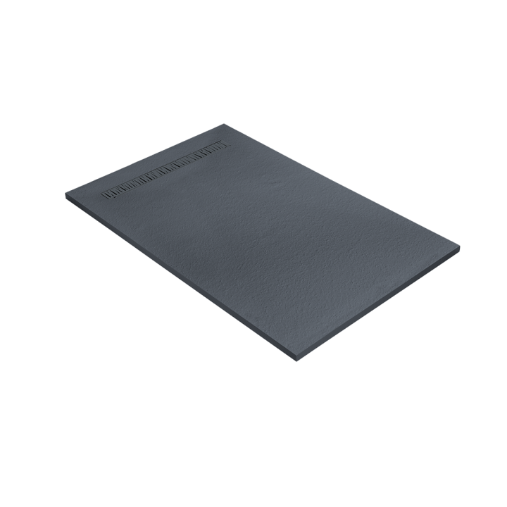 Receveur résine aspect granit grille caniveau