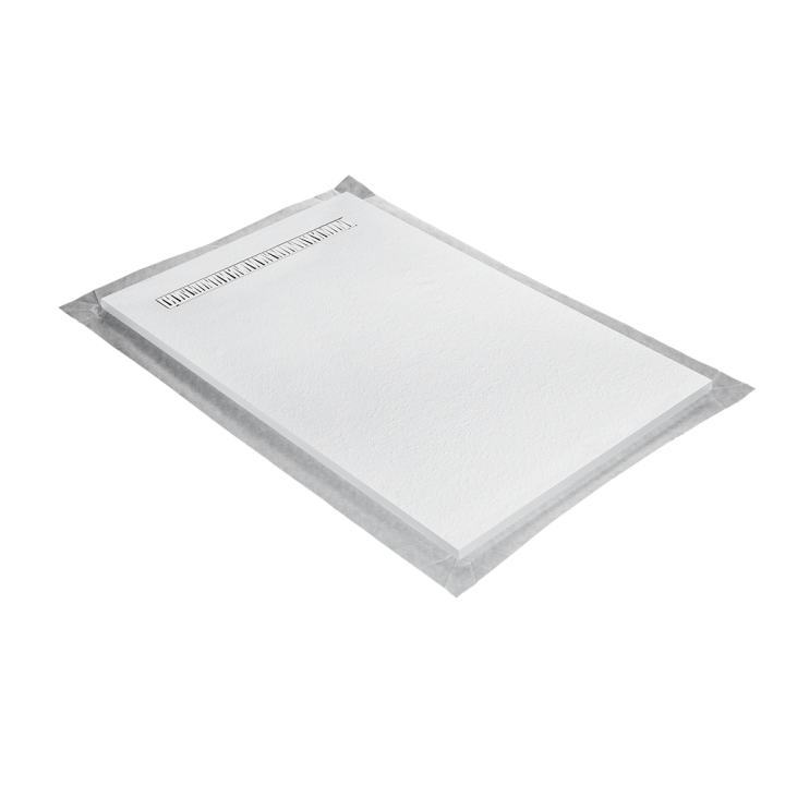 Receveur résine aspect granit grille caniveau
