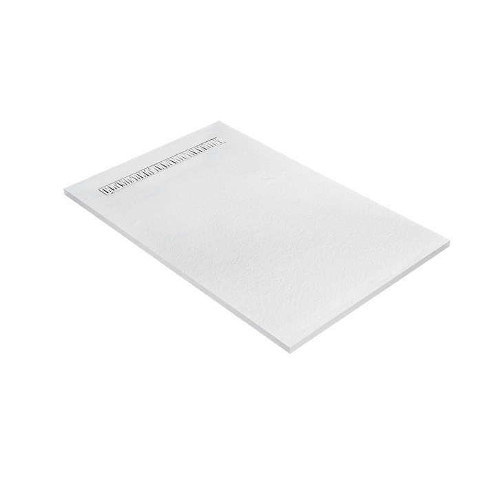 Receveur résine aspect granit grille caniveau
