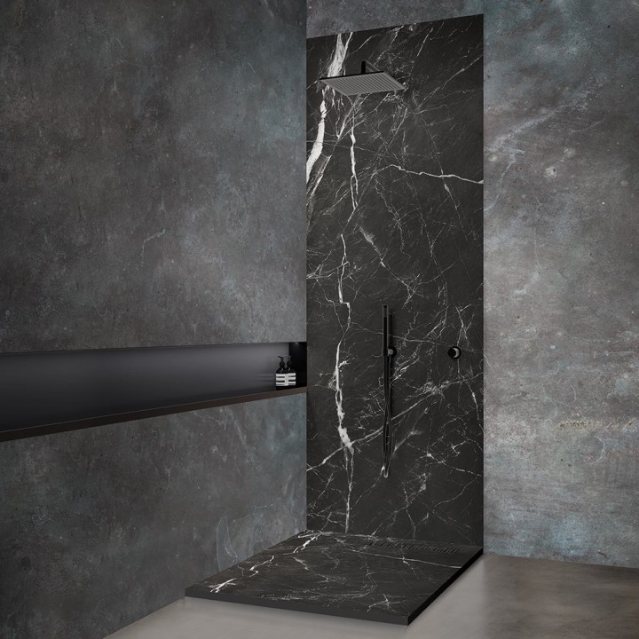 Receveur marbre grille caniveau