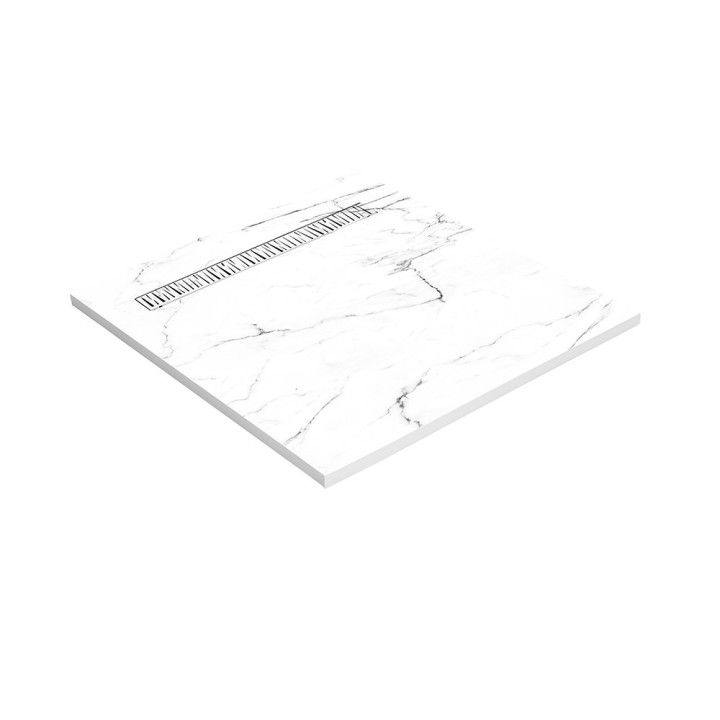 Receveur marbre grille caniveau