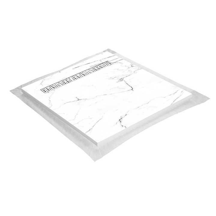 Receveur marbre grille caniveau