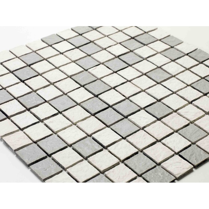 Mosaique en resine imitation pierre 100 x 50 cm - 2,5 x 2,5 cm
