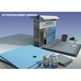 Kit complet douche à l'italienne avec caniveau Line Board