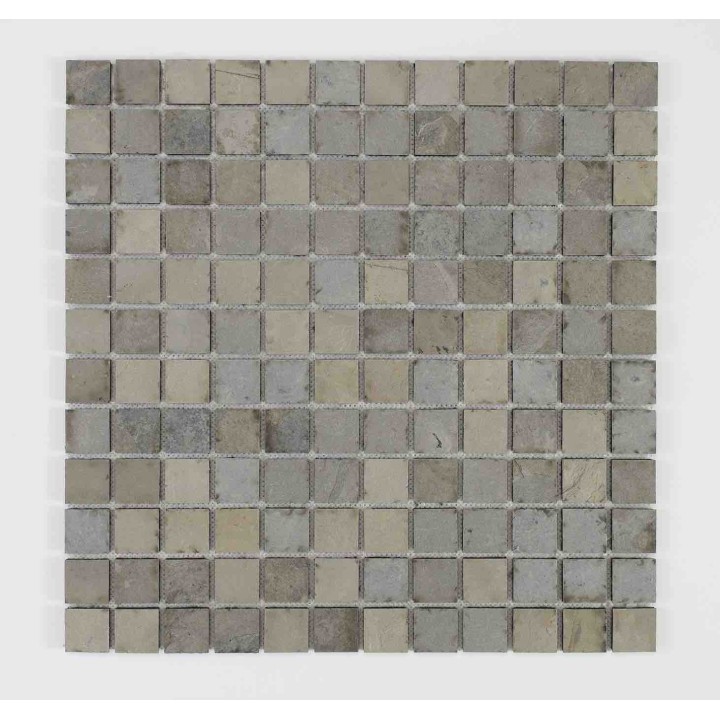 Mosaique pierre naturelle en rouleau 2,5 x 2,5 cm
