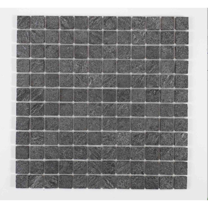 Mosaique pierre naturelle en rouleau 2,5 x 2,5 cm