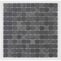 Mosaique pierre naturelle en rouleau 2,5 x 2,5 cm