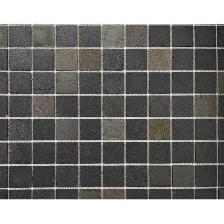 Mosaique Pierre naturelle 5 x 5 cm en rouleau de 100 x 50 cm