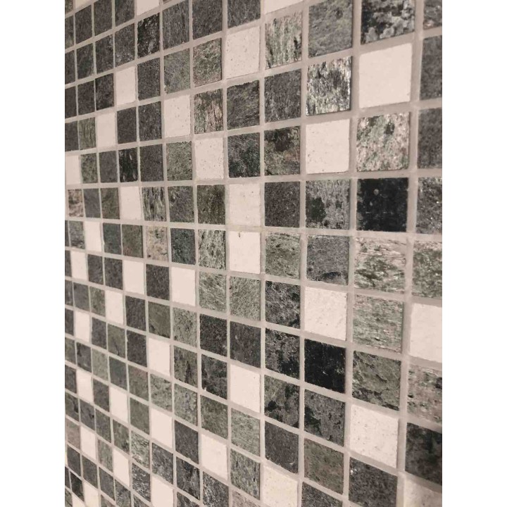 Mosaique en rouleau mixte pierre et résine - 100 x 50 cm - 2,5 x 2,5 cm - 100 x 50 cm - Vue 4