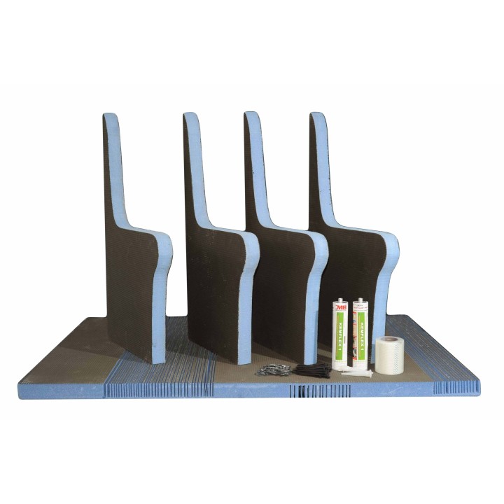 Banquette à carreler pour hammam