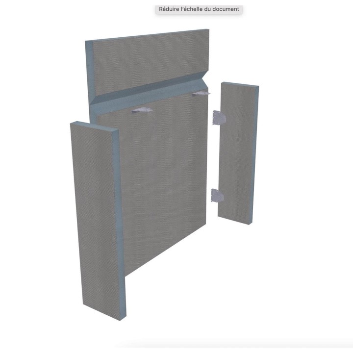 Habillage des bati-supports pour toilettes
